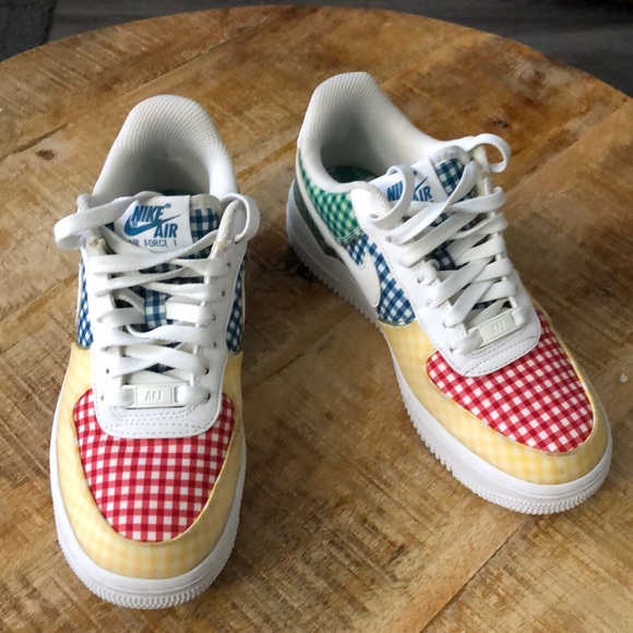 Shoes - Nike Air Force One Snickers Gingham Size 6